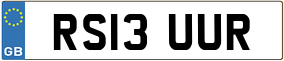 Truck License Plate